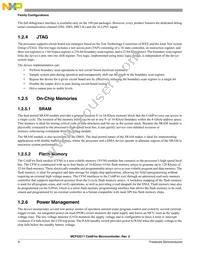 MCF52211CVM80J Datasheet Page 9