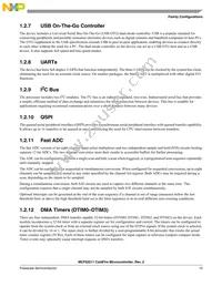 MCF52211CVM80J Datasheet Page 10