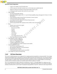 MCF52234CVM60J Datasheet Page 8