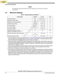 MCF52277CVM160J Datasheet Page 16