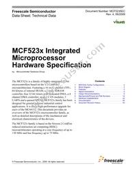 MCF5235CVF150 Datasheet Cover