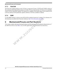 MCF5235CVF150 Datasheet Page 14