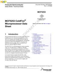 MCF5253VM140J Datasheet Cover