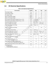 MCF5275LCVM166J Datasheet Page 21