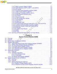MCF5282CVM80J Datasheet Page 9