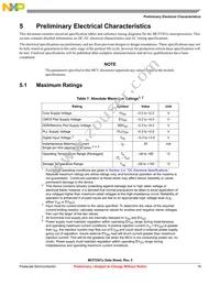 MCF53012CQT240 Datasheet Page 19