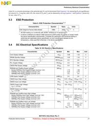 MCF53012CQT240 Datasheet Page 21