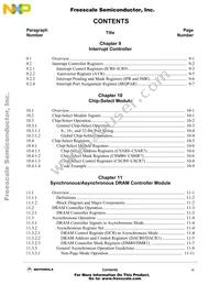 MCF5307CFT66B Datasheet Page 11