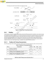 MCF5329CVM240J Datasheet Page 21