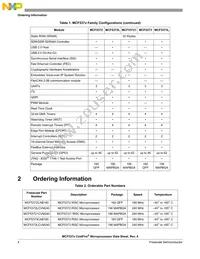 MCF5373LCVM240J Datasheet Page 4