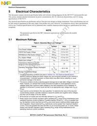 MCF5373LCVM240J Datasheet Page 14