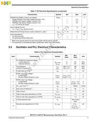 MCF5373LCVM240J Datasheet Page 17