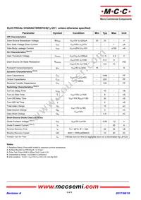 MCG30N03-TP Datasheet Page 2