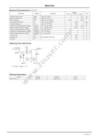 MCH3106-TL-E Datasheet Page 2