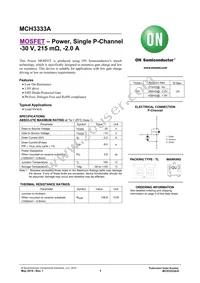 MCH3333A-TL-H Datasheet Cover