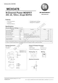 MCH3478-TL-H Datasheet Cover