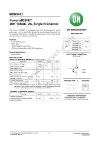 MCH3481-TL-H Datasheet Cover