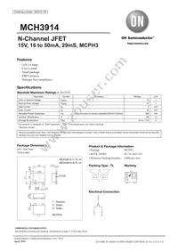 MCH3914-7-TL-H Datasheet Cover