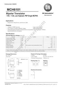 MCH6101-TL-E Datasheet Cover