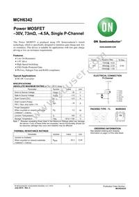 MCH6342-TL-H Datasheet Cover