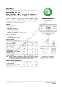 MCH6421-TL-W Datasheet Cover