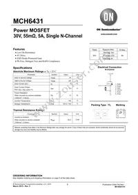 MCH6431-TL-H Datasheet Cover