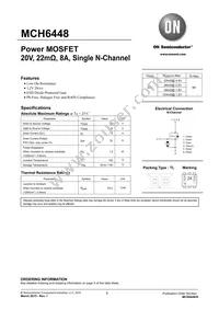 MCH6448-TL-W Datasheet Cover