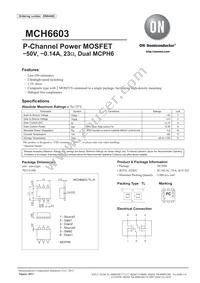 MCH6603-TL-H Datasheet Cover