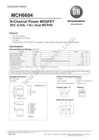 MCH6604-TL-E Datasheet Cover