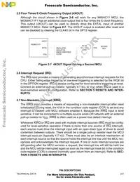 MCHC11F1CFNE5 Datasheet Page 19