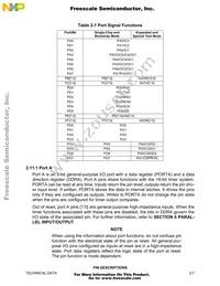 MCHC11F1CFNE5 Datasheet Page 21