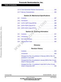 MCHC908GR8VFAE Datasheet Page 16