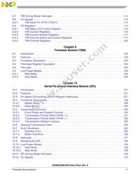 MCHC908JW32FAE Datasheet Page 13