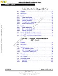 MCHRC705J1ACDWE Datasheet Page 10