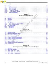 MCHRC705KJ1CPE Datasheet Page 10