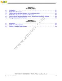 MCHRC705KJ1CPE Datasheet Page 11