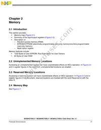 MCHRC705KJ1CPE Datasheet Page 21