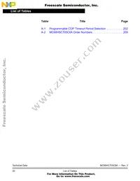MCHSC705C8ACPE Datasheet Page 20