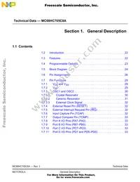 MCHSC705C8ACPE Datasheet Page 21