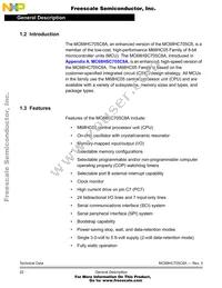 MCHSC705C8ACPE Datasheet Page 22