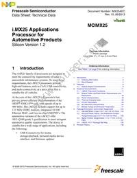 MCIMX255AVM4 Datasheet Cover