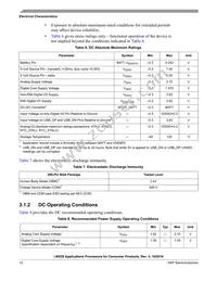 MCIMX287CVM4C Datasheet Page 12