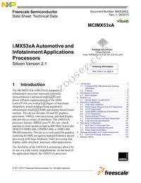 MCIMX534AVV8B Datasheet Cover