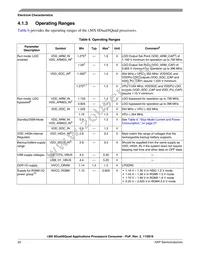 MCIMX6Q7CZK08AE Datasheet Page 22