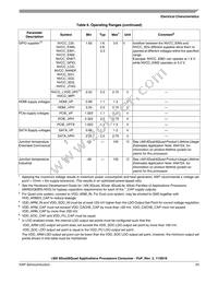 MCIMX6Q7CZK08AE Datasheet Page 23