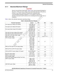 MCIMX6U7CVM08AB Datasheet Page 23