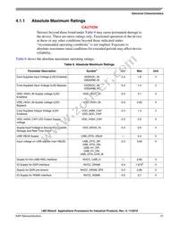 MCIMX6X3CVN08AC Datasheet Page 21