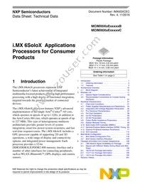 MCIMX6X3EVN10AC Datasheet Cover