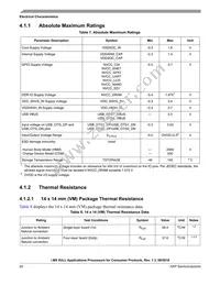 MCIMX6Y1DVM05AA Datasheet Page 22