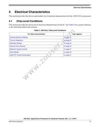 MCIMX6Y2CVM05AA Datasheet Page 21